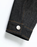 Metal Toggle Raw Denim Jacket | Inflation Streetwear