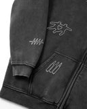 Graphic Rhinestone Acid Wash Hoodies | Inflation Streetwear