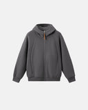 LYCRA® High Collar Comfy  Zip Up Hoodies | Inflation Streetwear