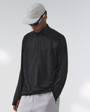 Breathable Grid Fleece Half-Zip Sweatshirt | Inflation Streetwear