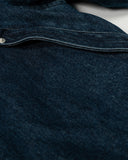 Faux Fur Hooded Padded Denim Jacket | INFLATION Streetwear