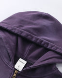 Distressed Monkey Washed Zip Up Hoodies | Inflation Streetwear