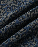 Faux Fur Washed Leopard Padded Coat | Inflation Streetwear