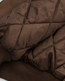 Acid Washed Graphic Cotton Padded Jacket | Inflation Streetwear