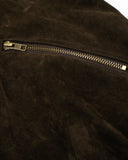 Cropped Suede Cotton Padded Jacket | Inflation Streetwear