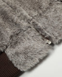 Retro Reversible Faux Fur Jacket | INFLATION Streetwear