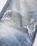 Layered Digital Print Baggy Jeans | Inflation Streetwear