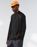 Quick-Dry Quarter Zip Up Long Sleeve Tee | INFLATION Streetwear