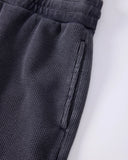 Double Waist Acid Wash Waffle Shorts | Inflation Streetwear