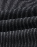 Vintage Pinstripe Pleated Barrel Jeans | Inflation Streetwear