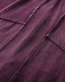 Distressed Aicd Wash Oversized  Long Sleeve Tees | Inflation Streetwear