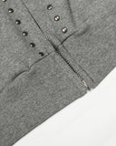 Cropped Studded Zip Up Hoodies | Inflation Streetwear
