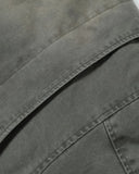 Monkey Wash Denim Leopard Faux Fur Jacket | Inflation Streetwear