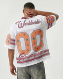 Star Graphic Mesh Football Jersey | Inflation Streetwear