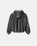 Reversible Faux Fur Hooded Jacket |  Inflation Streetwear