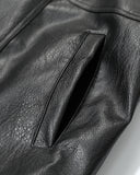 Faux Leather Clasp Jacket | Inflation Streetwear