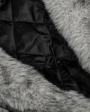 Suede Faux Fur Cotton Padded Jacket | Inflation Streetwear