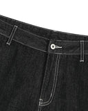 Contrast Stitching Raw Cargo Jorts | Inflation Streetwear