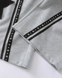 Contrast Patchwork Barrel Sweatpants | Inflation Streetwear