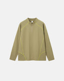 Quick-Dry Quarter Zip Up Long Sleeve Tee | INFLATION Streetwear