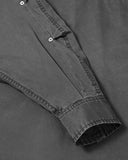 Acid Wash Cargo Shirt Jacket | Inflation Streetwear