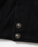 Monkey Washed Embroidery Varsity Jacket | Inflation Streetwear