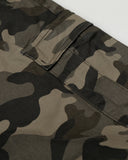 Multi-pockets Camo Barrel Cargo Pants | Inflation Streetwear