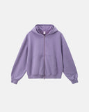 Acid Wash French Terry Zip Up Hoodies | Inflation Streetwear