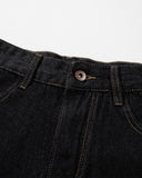 Raw Denim Longline Cargo Jorts | Inflation Streetwear