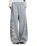 Gothic Graphic Wide Leg Sweatpants | Inflation Streetwear