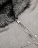 Reversible Faux Fur Hooded Jacket |  Inflation Streetwear