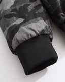 Faux Fur Lined Camo Zip-Up Padded Jacket | Inflation Streetwear