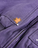 Washed Paint Splatter Faux Fur Lined Bomber Jacket | Inflation Streetwear