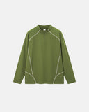 Quick-Dry Quarter Zip Up Long Sleeve Tee | INFLATION Streetwear