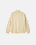 Quarter Zip Up Mock Neck Sweaters | Inflation Streetwear