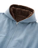 Plush Lining Cropped Hooded Jacket | Inflation Streetwear