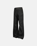 Asymmetric Buttons Bootcut Jeans | Inflation Streetwear