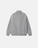Quarter Zip Up Mock Neck Sweaters | Inflation Streetwear