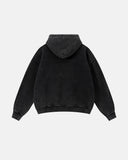 Vintage Washed Fleece Boxy Zip Hoodie | Inflation Streetwear