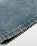 Aicd Washed Whisker Clasp Barrel Jeans | Inflation Streetwear