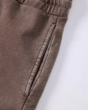 Double Waist Acid Wash Sweat Shorts | Inflation Streetwear