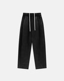 Retro Acid Washed Fleece Straight Leg Joggers | Inflation Streetwear