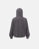 Distressed Acid Wash Zip Up Hoodies | Inflation Streetwear