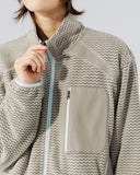 Wavy Fleece Zip-Up Jacket | INFLATION Streetwear