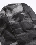 Faux Fur Lined Camo Zip-Up Padded Jacket | Inflation Streetwear