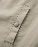 Khaki Canvas Clasp Jacket | Inflation Streetwear