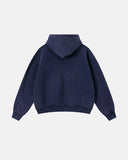 Vintage Washed Fleece Boxy Zip Hoodie | Inflation Streetwear