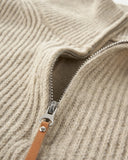 Quarter Zip Up Mock Neck Sweaters | Inflation Streetwear