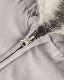 Faux Fur Lined Bomber Hooded Jacket | Inflation Streetwear