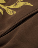 Acid Washed Graphic Cotton Padded Jacket | Inflation Streetwear